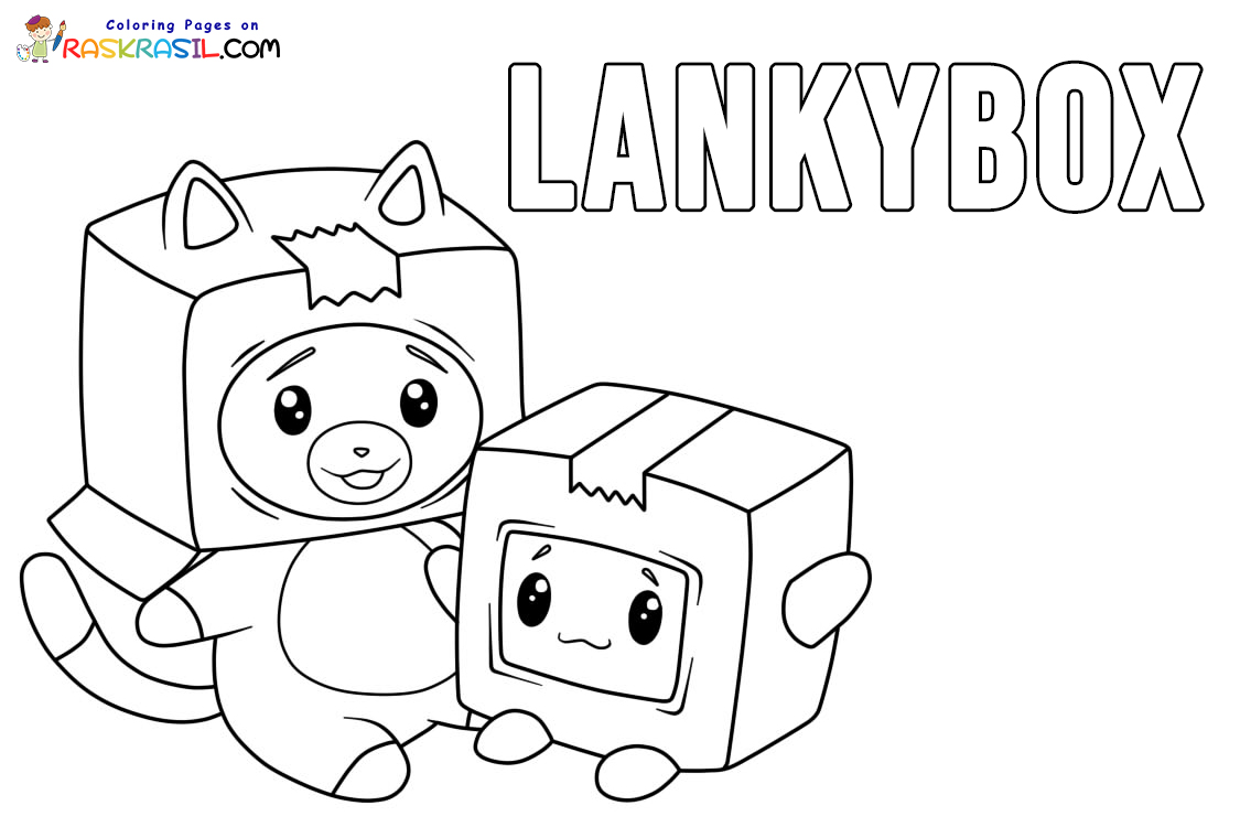 LankyBox Coloring Pages   Raskrasil.com