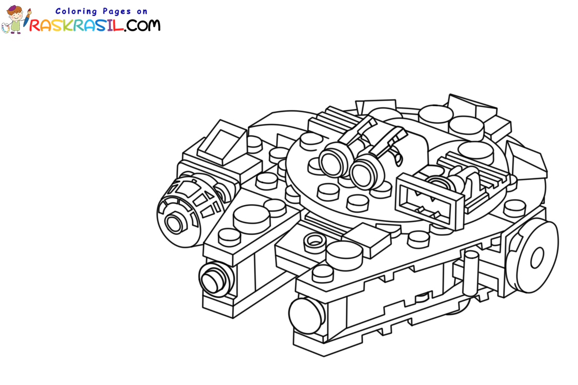 Lego Star Wars Coloring Pages | 80 Pictures Free Printable