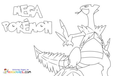 Mega Pokemon Coloring Pages | 110 Pictures Free Printable
