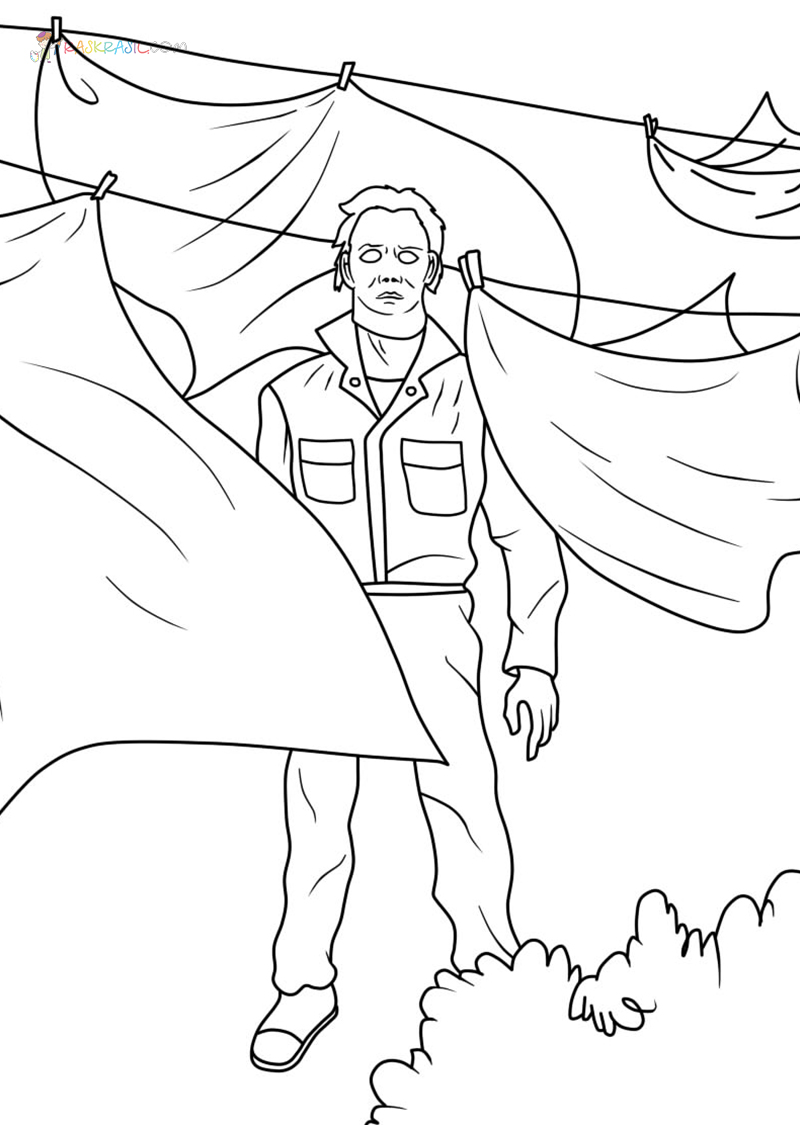 Michael Myers Coloring Pages | 30 Pictures Free Printable