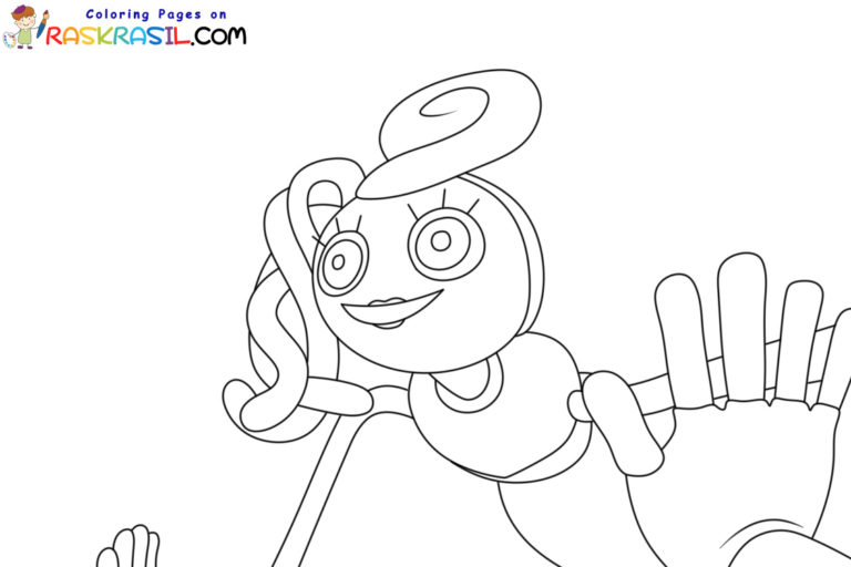 Mommy Long Legs Coloring Pages
