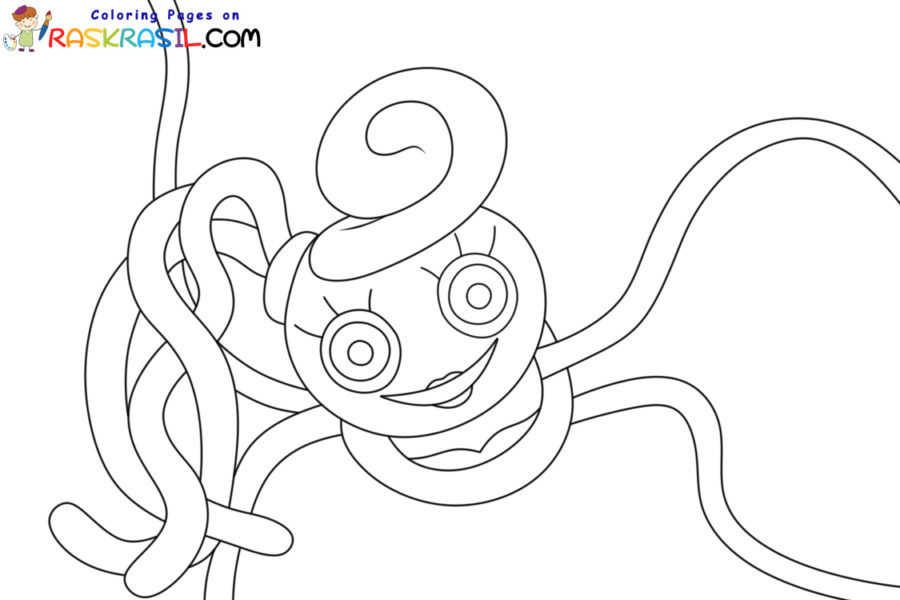 Mommy Long Legs Coloring Pages