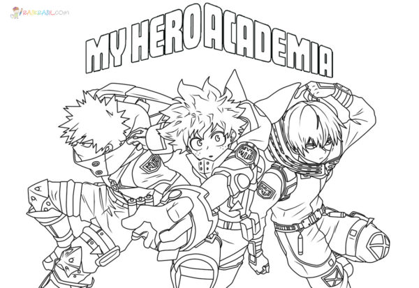 My Hero Academia Coloring Pages