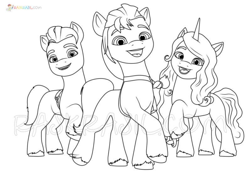 Coloriage Mon Petit Poney - 100 images à imprimer gratuits