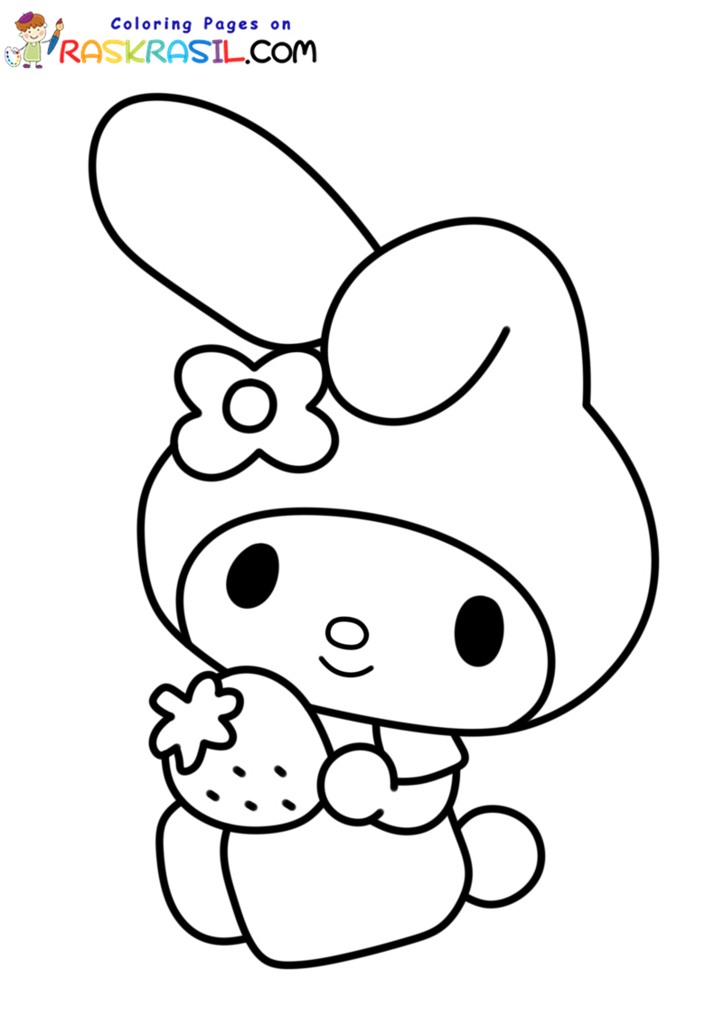 46+ printable my melody and kuromi coloring pages RhiananDavyn