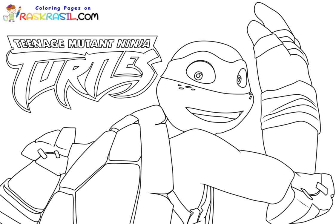 Dibujos de Tortugas Ninja para Colorear - 110 imágenes para imprimir gratis