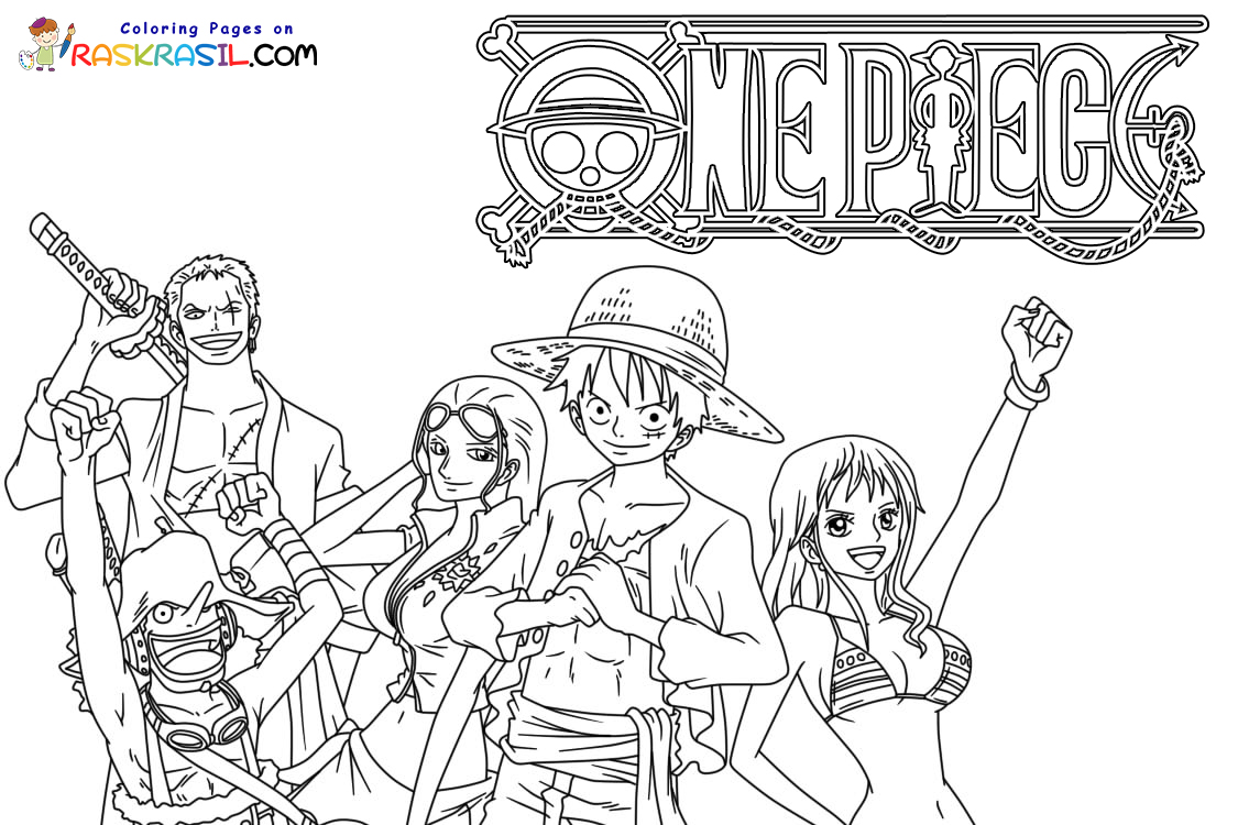 Dibujos de One Piece para Colorear - 100 imágenes para impresión gratuita