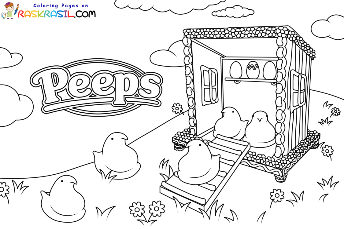 Dibujos de Peeps para Colorear - 40 imágenes para imprimir gratis