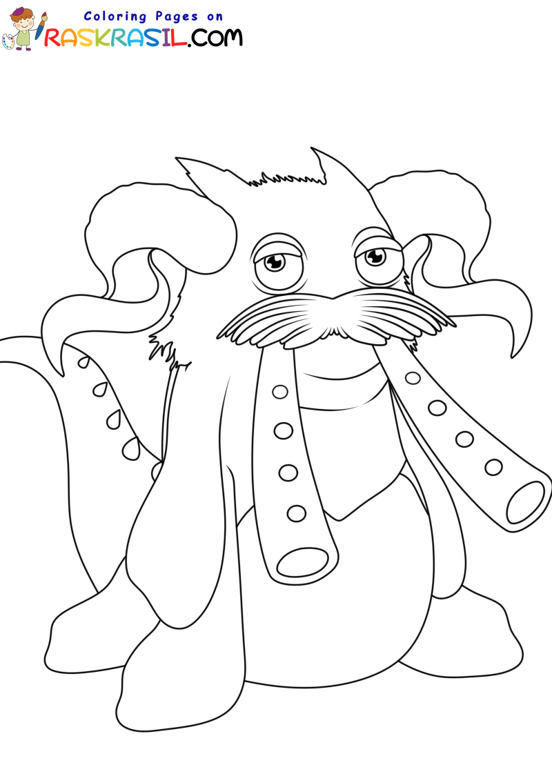 krillby sprite sheet in 2023  Monster coloring pages, Singing
