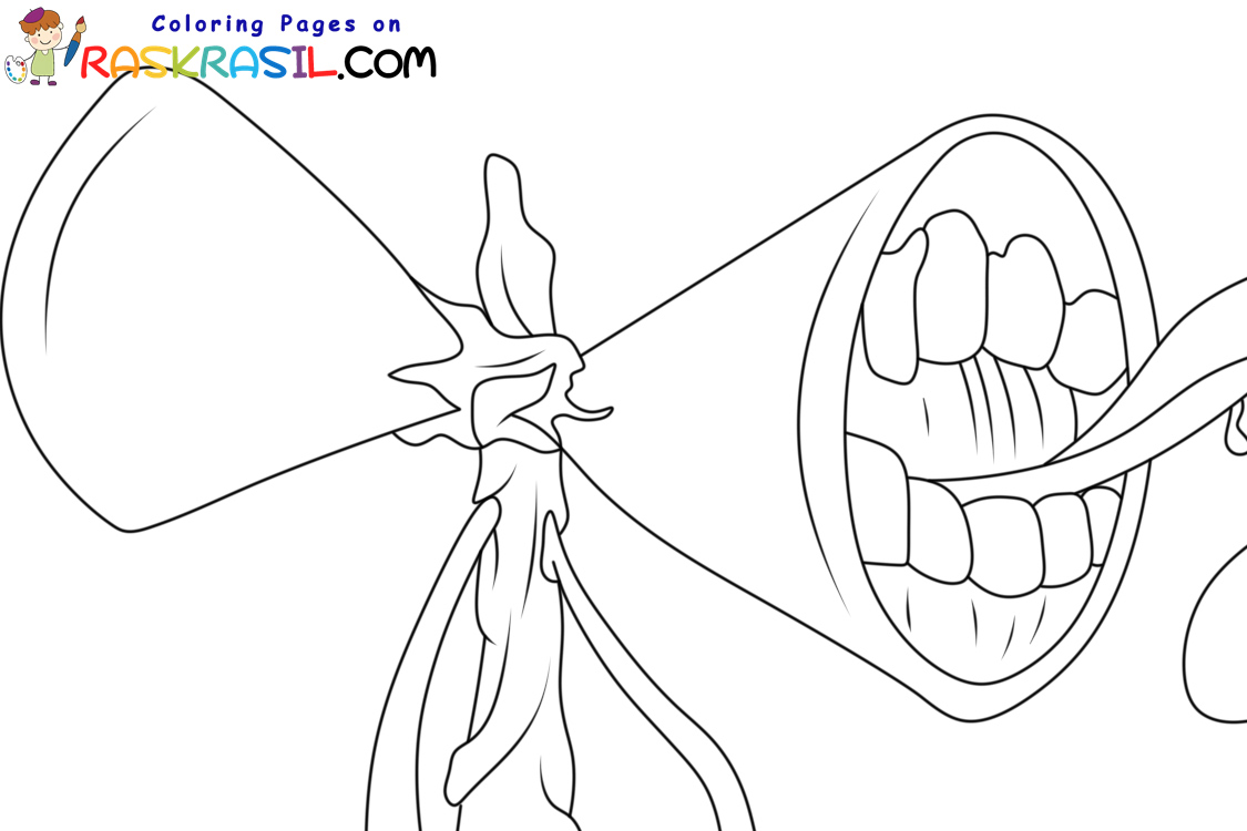 Siren Head Coloring Pages | 30 Pictures Free Printable