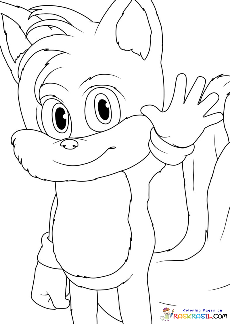 Desenhos de Sonic 2 O filme para Colorir