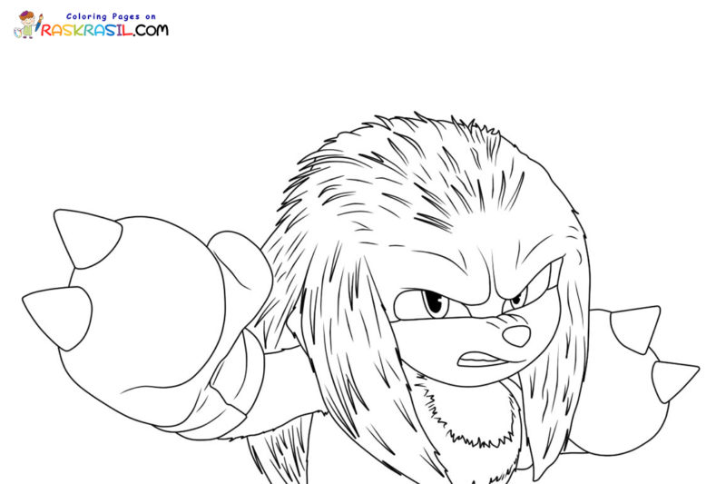 Desenhos de Sonic 2 O filme para Colorir