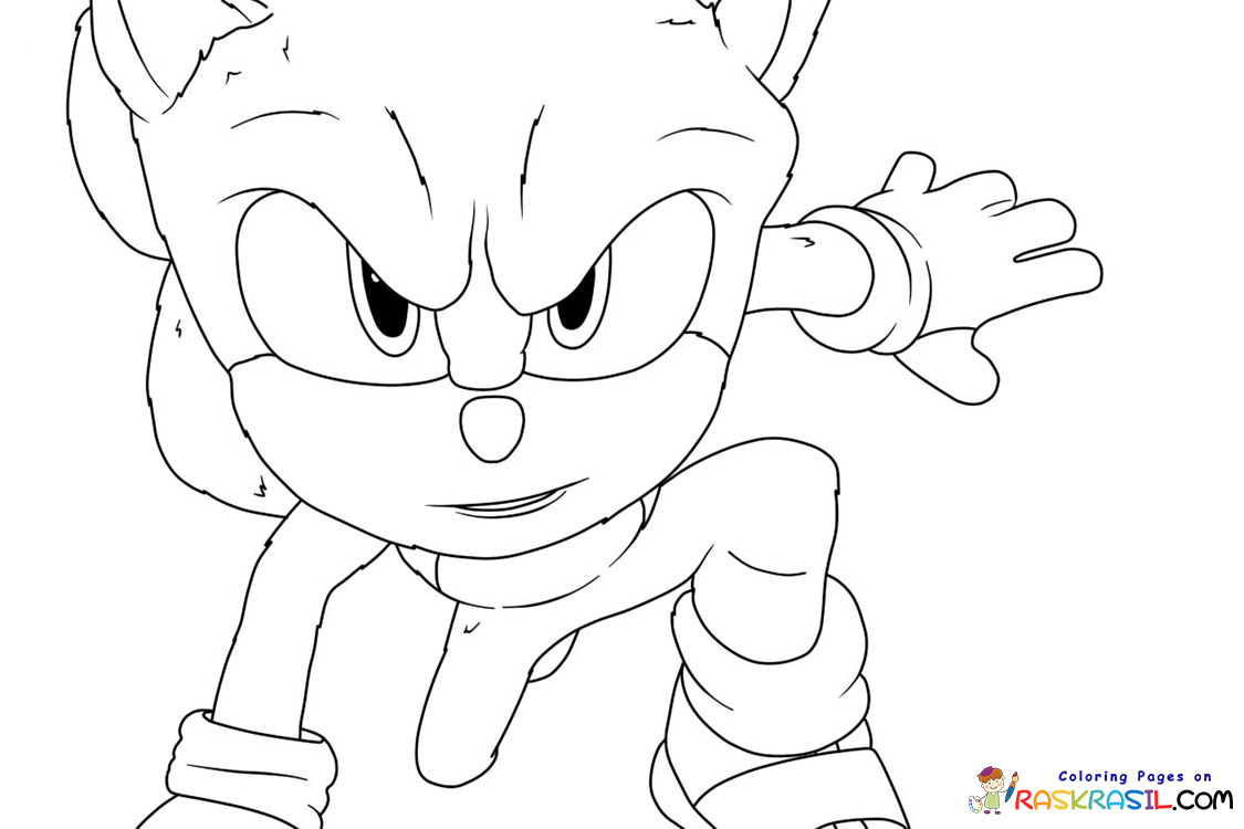 Disegni di Sonic Il film 2 da Colorare