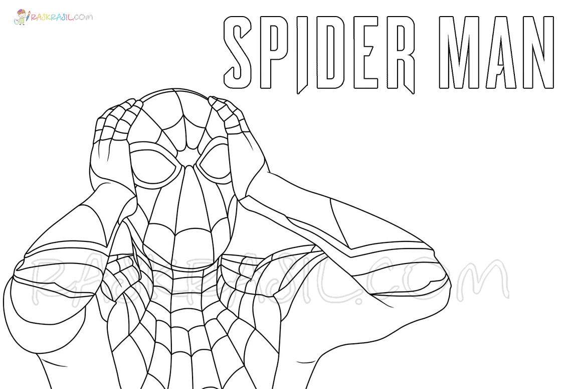 Raskrasil.com-New-Coloring-Pages-Spider-Man-Logo