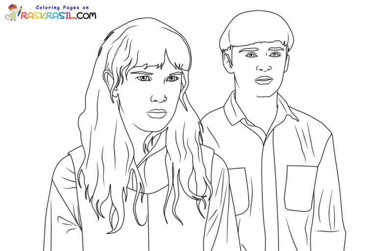 Coloriage Stranger Things à imprimer
