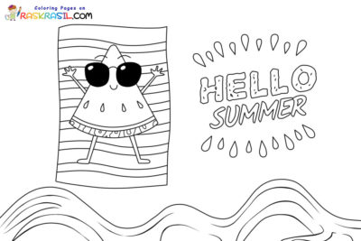 Summer Coloring Pages