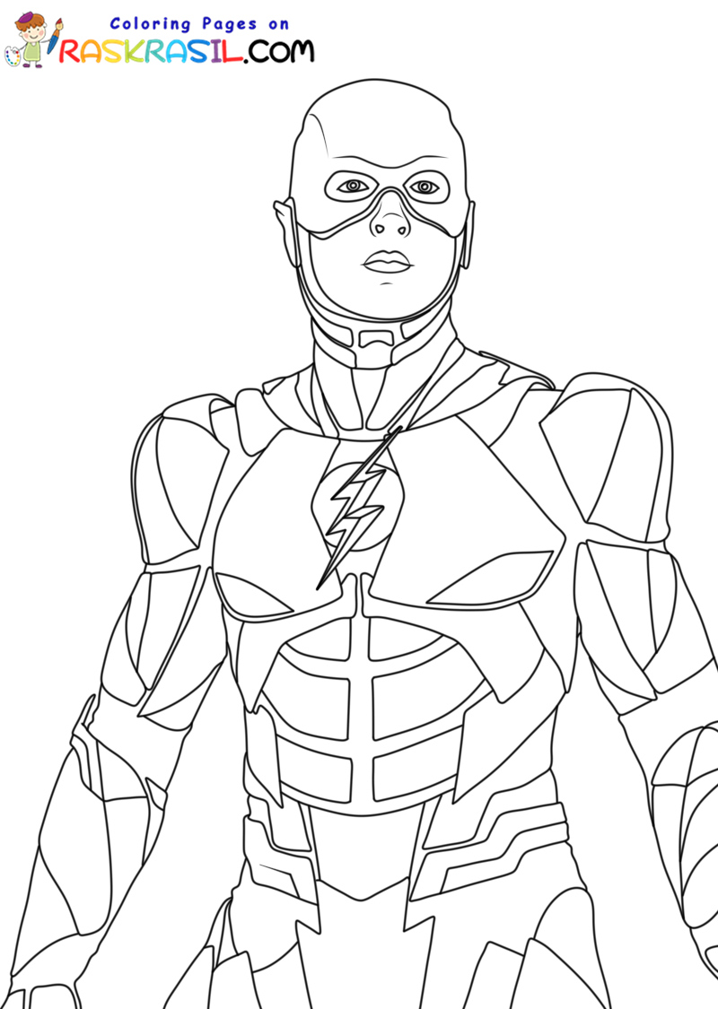 The Flash Coloring Pages | 110 Pictures Free Printable