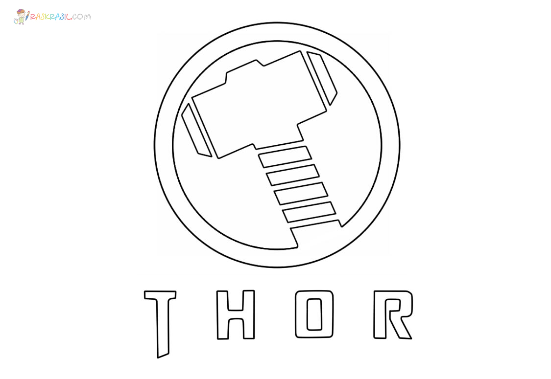 Desenhos de Thor para Colorir - 110 imagens para impressão gratuita