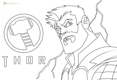 Thor Coloring Pages | 110 Pictures Free Printable
