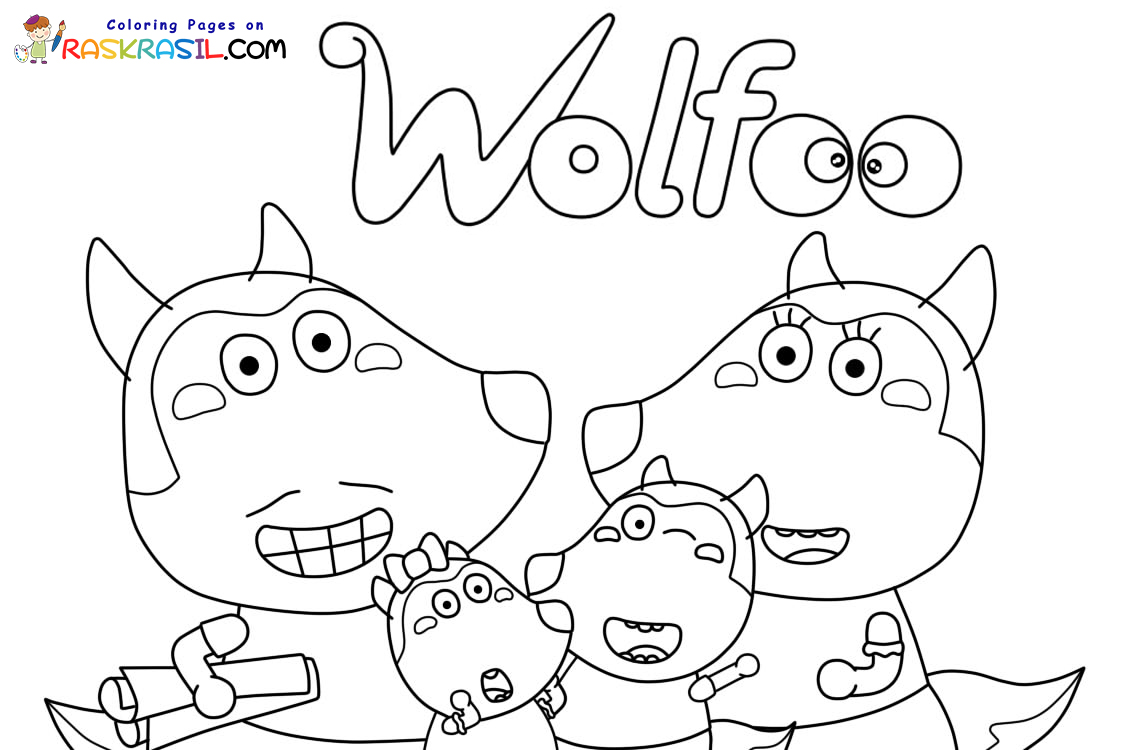 Desenhos para colorir de Lucy e Jenny com Wolfoo sedih - Desenhos para  colorir grátis para imprimir