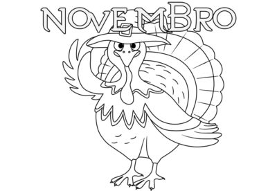 Desenhos para colorir mes de Novembro. Imprima gratuitamente