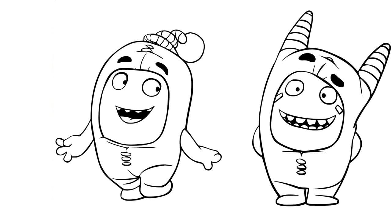 Oddbods Coloring Pages 55 Images Free Printable