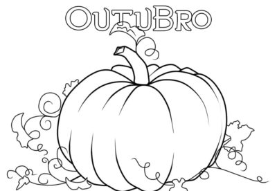 Desenhos de Outubro para Colorir