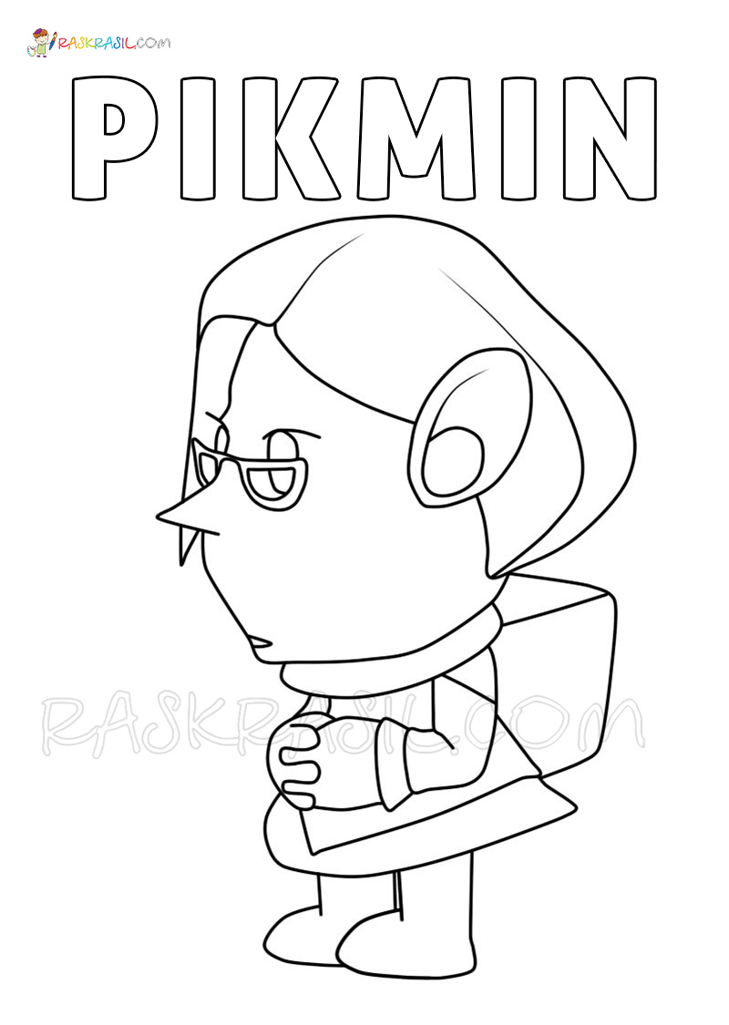Dibujos de Pikmin 3 Deluxe para colorear - Imprime gratis