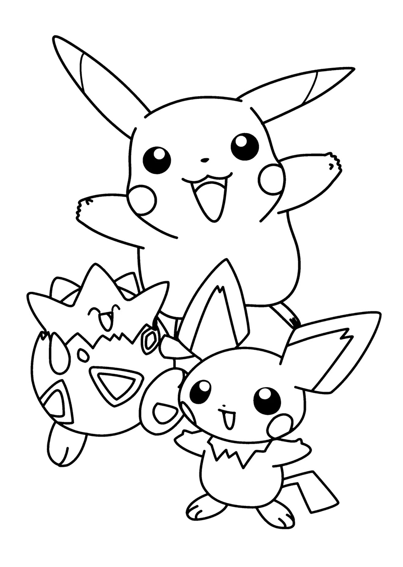 Desenhos do Pokemon para Colorir
