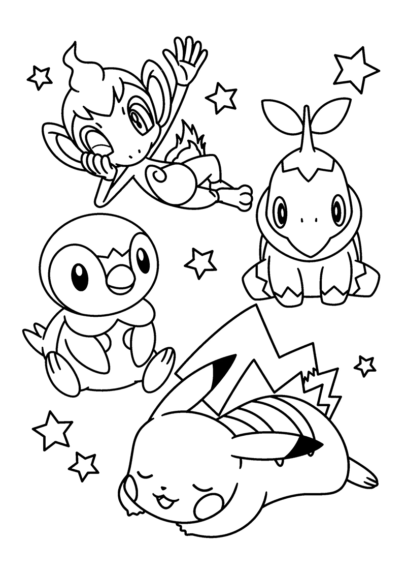 Pokemon Coloring Pages. 20 Best Free Printables Images