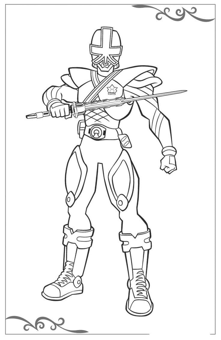 Dibujos de Power Rangers para Colorear - 110 imágenes para imprimir