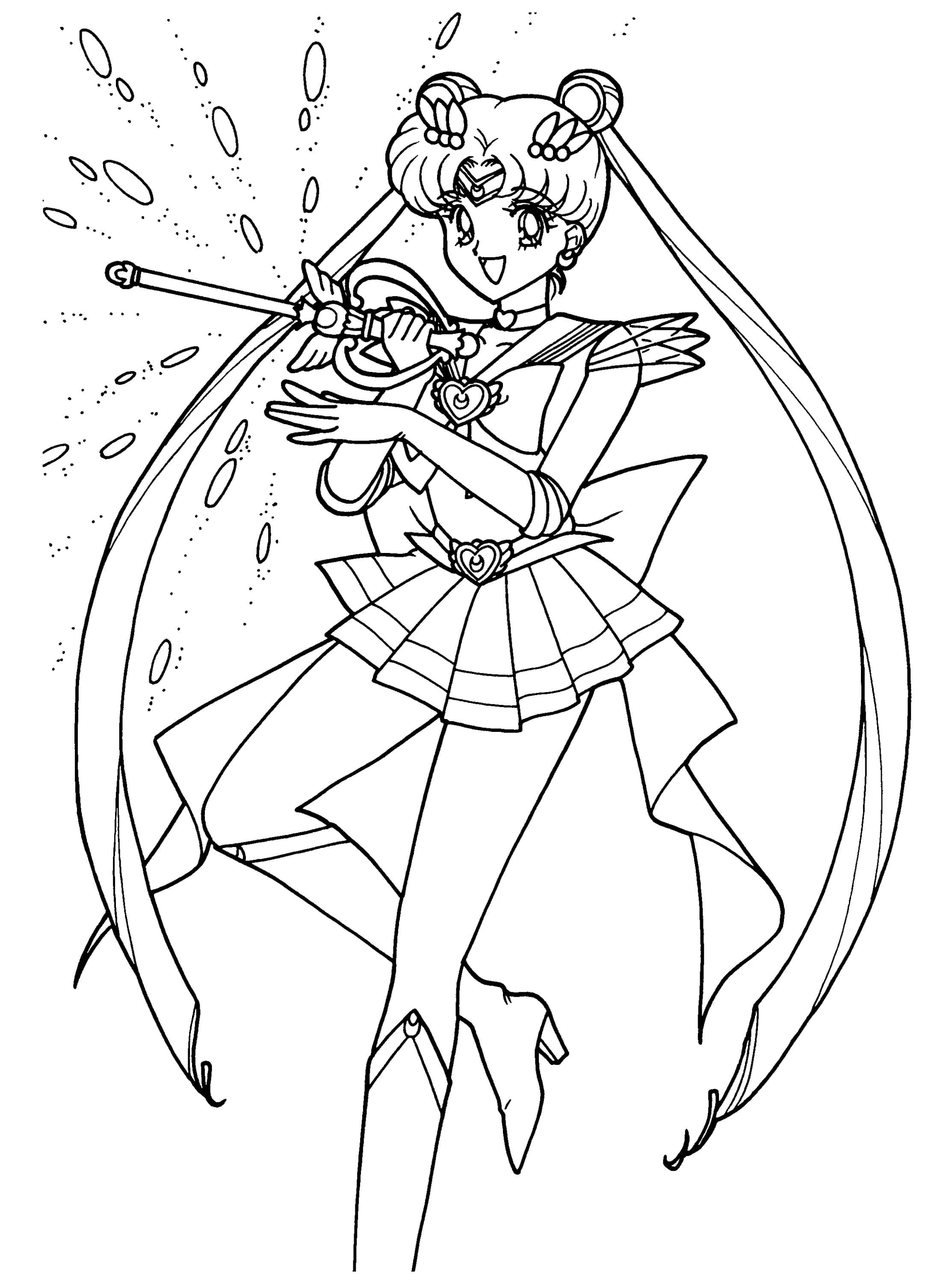 Desenhos da Sailor Moon para pintar e colorir - Pinte Online