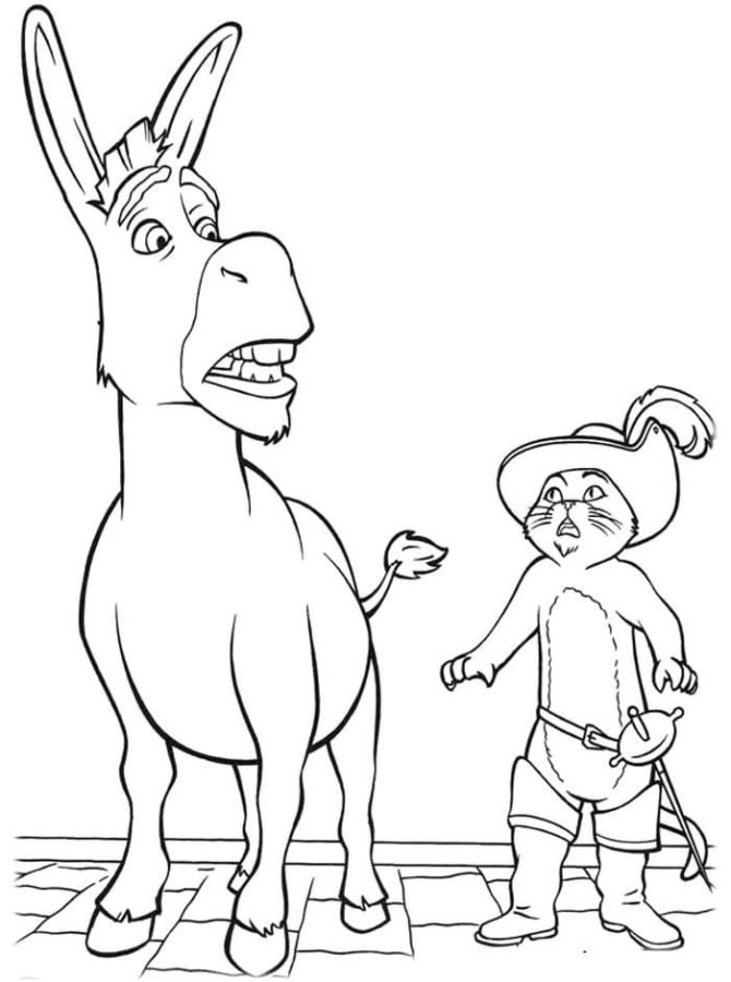 Shrek Coloring Pages | 100 images Free Printable