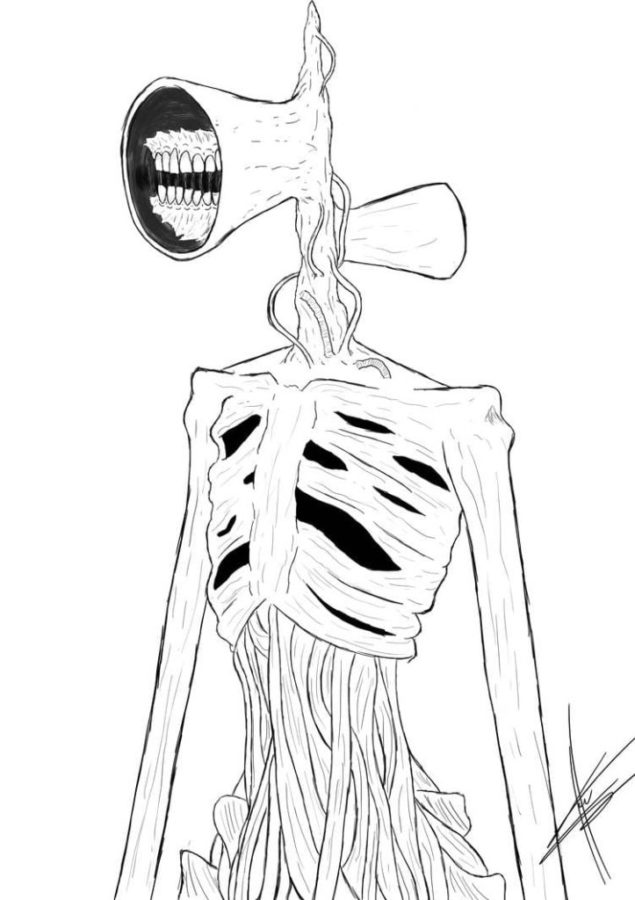 Desenhos de Siren Head para Colorir