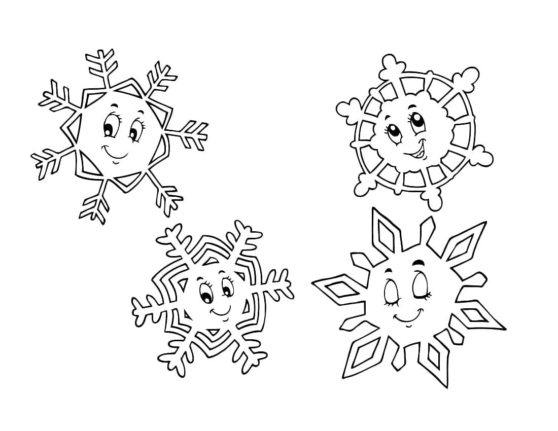 Snowflake Coloring Pages