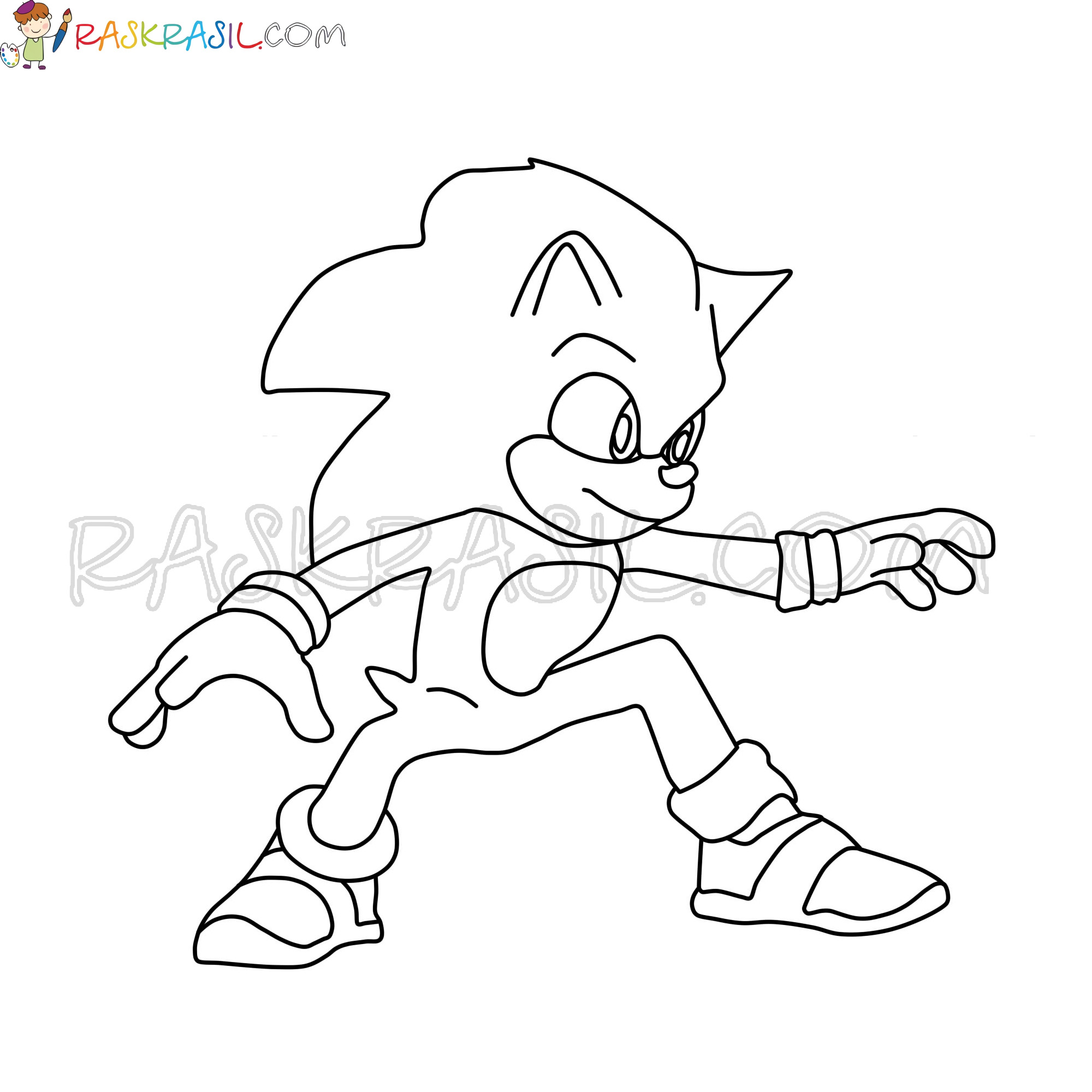 Dibujos de Sonic para Colorear