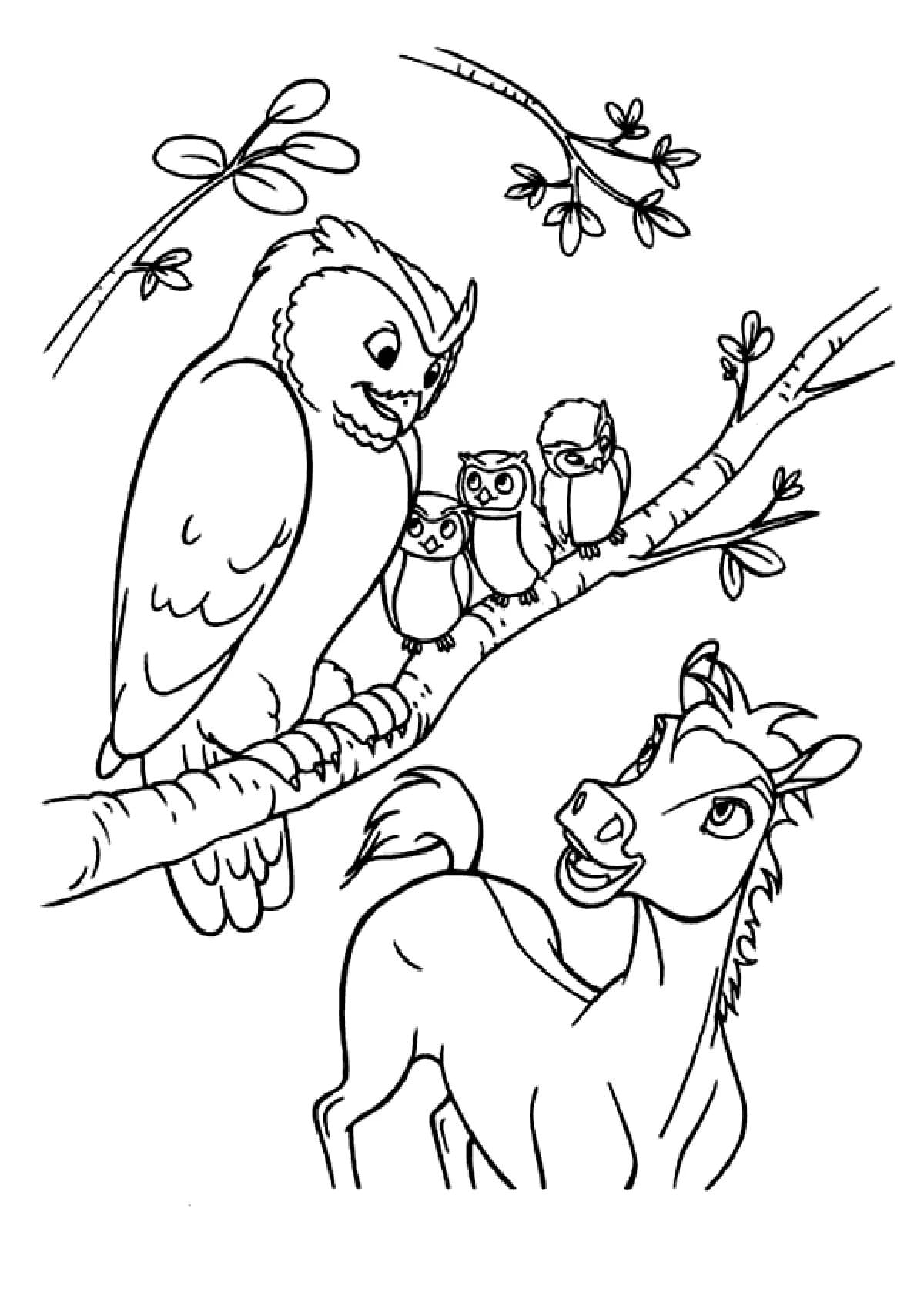Spirit Riding Free Coloring Pages