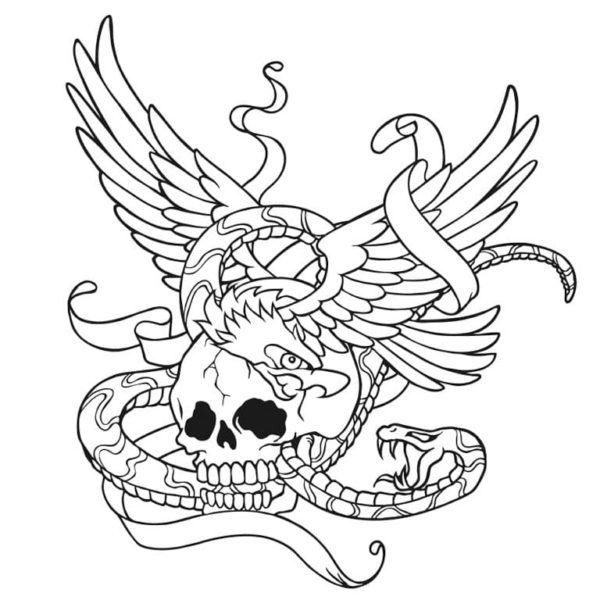 Tattoos Coloring Pages - 60 Pictures Free Printable