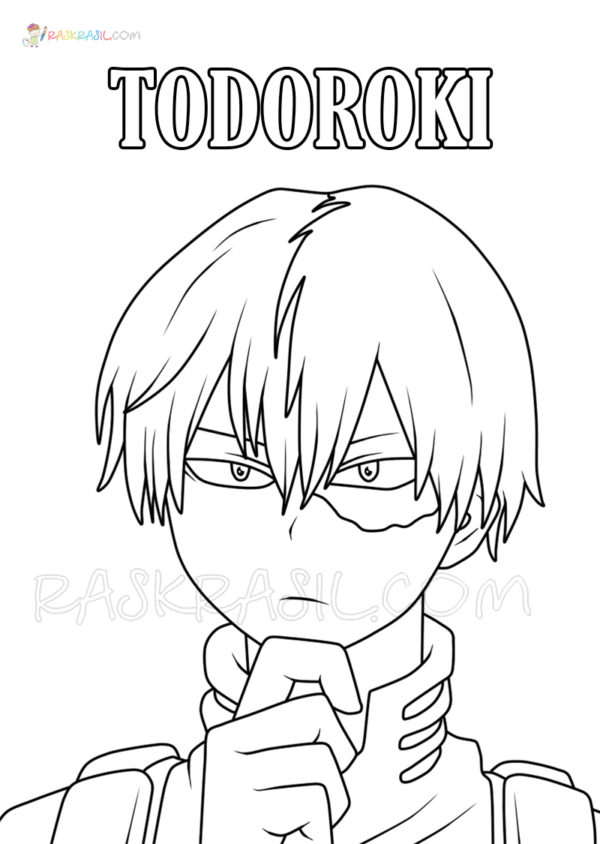 Todoroki Coloring Pages | 25 New Pictures Free Printable