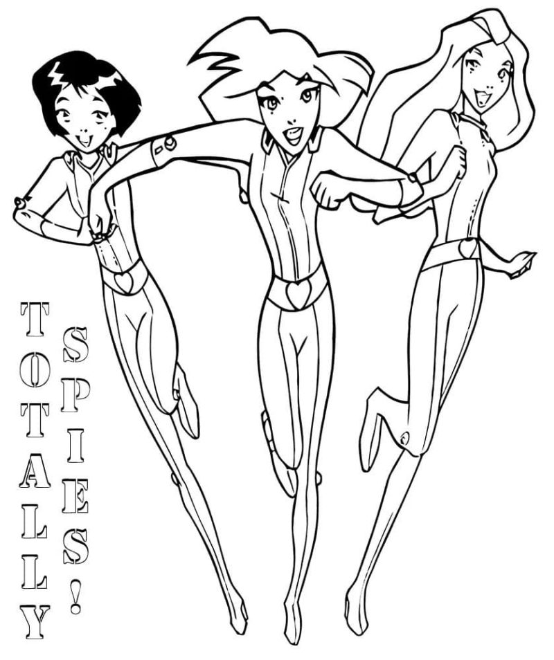 Coloriage Totally Spies Imprimer coloriage-totally-spies-t-l-charger-avec-t-te-modeler