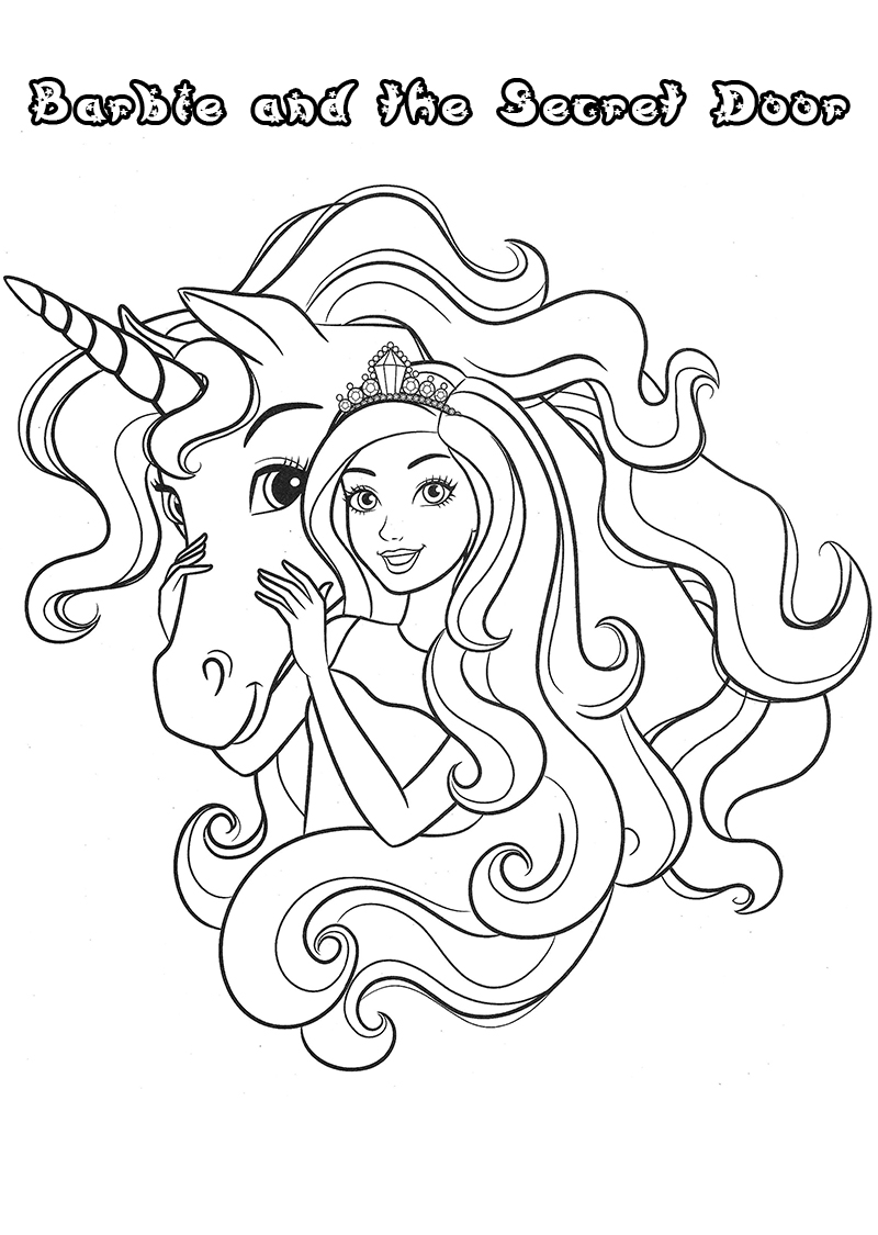 Coloriage Licorne à Imprimer