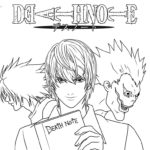Raskrasil.com-Unique-Colorig-Pages-Death-Note-Logo