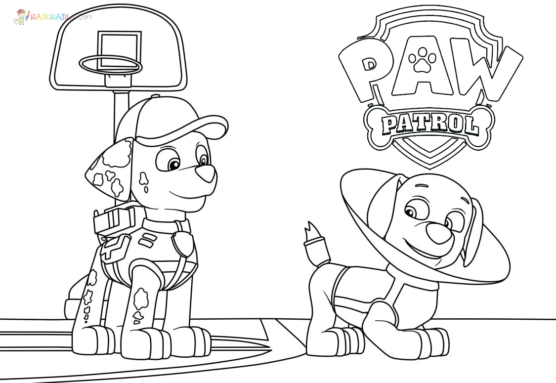 Disegni di Paw Patrol da colorare - 80 immagini per la stampa gratuita