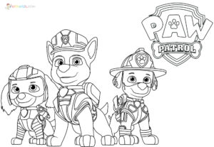 PAW Patrol The Movie Coloring Pages | New Pictures Free Printable