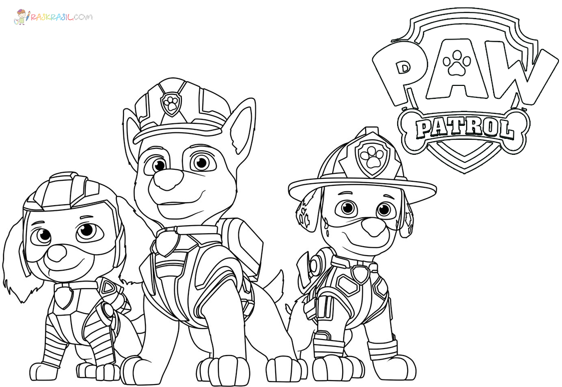 PAW Patrol The Movie Coloring Pages | New Pictures Free Printable