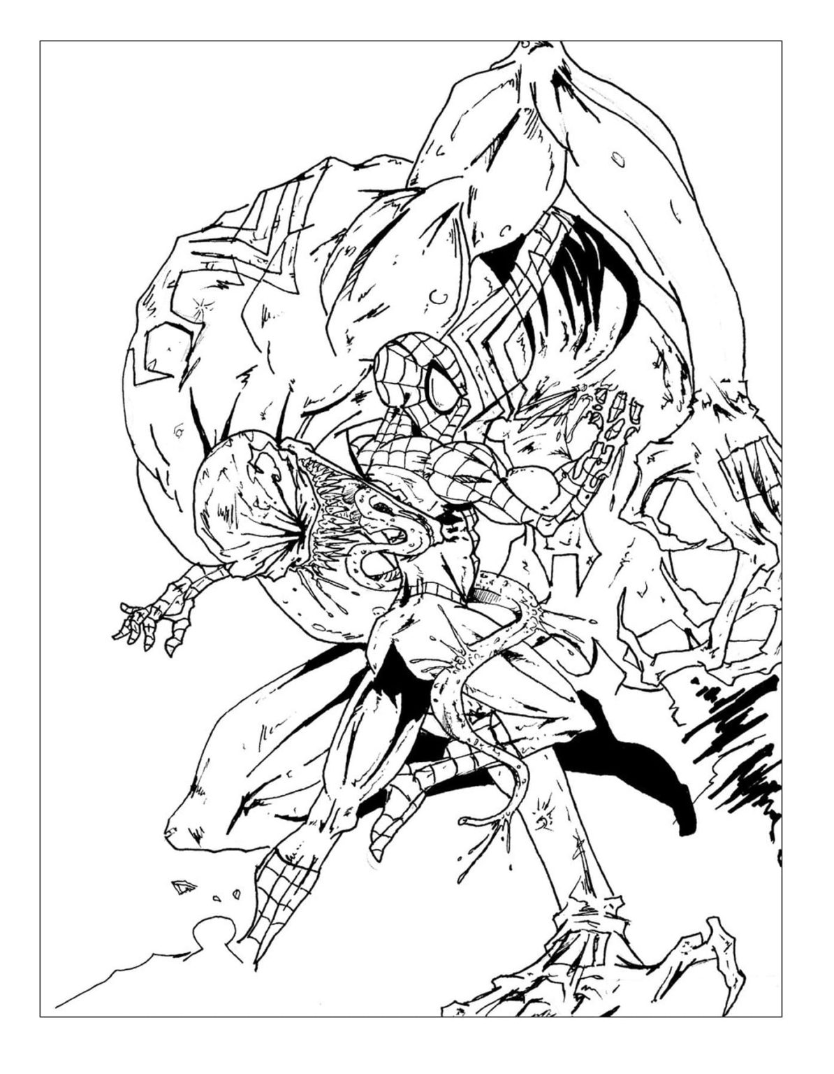 Venom Coloring Pages | 50 Coloring Pages Free Printable