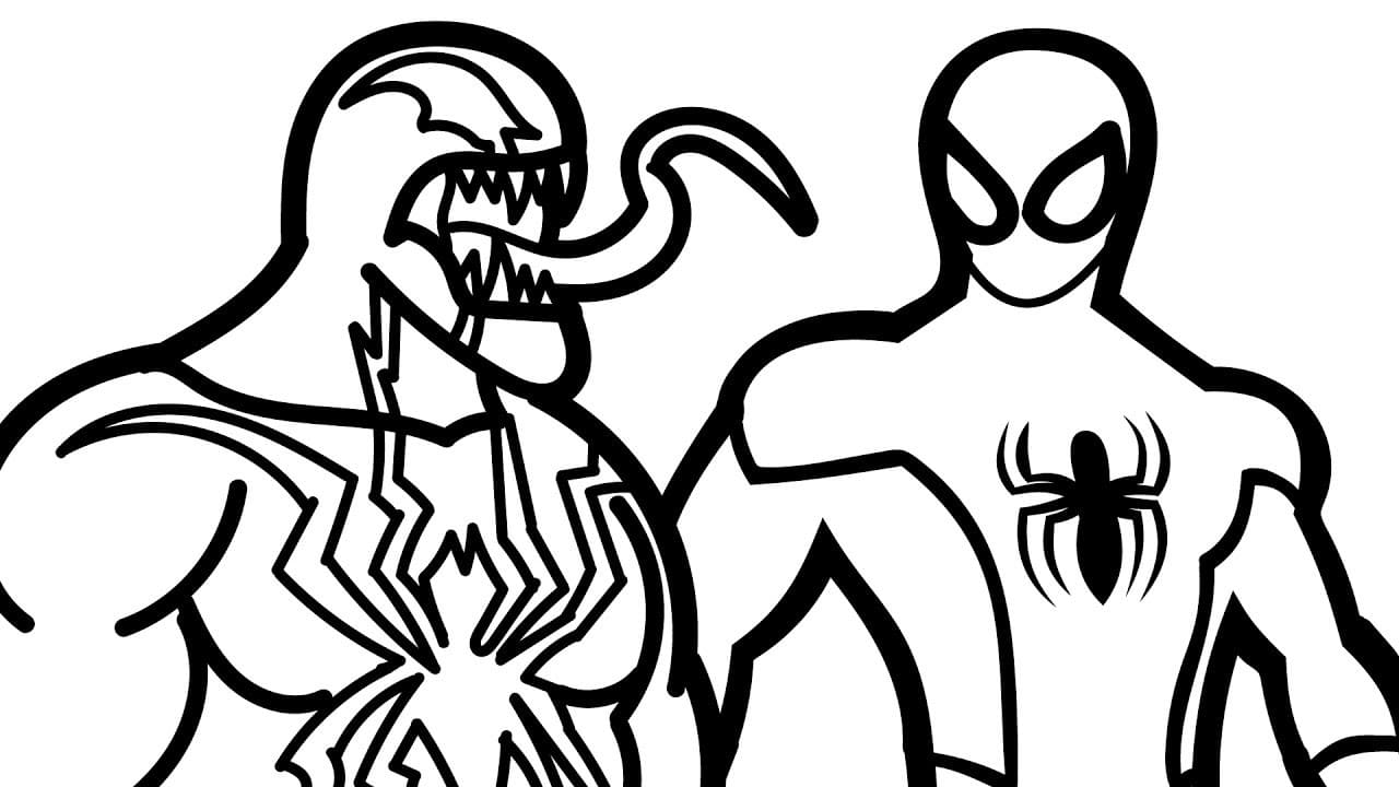 Desenhos de Venom para colorir - 60 imagens para impressão gratuita