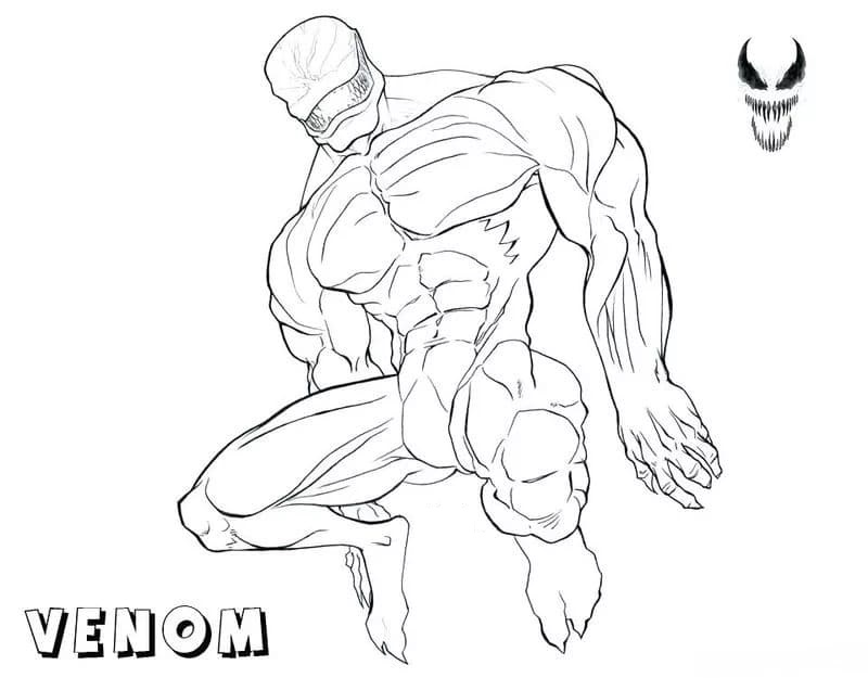 Dibujos de Venom para Colorear - 60 imágenes para imprimir gratis