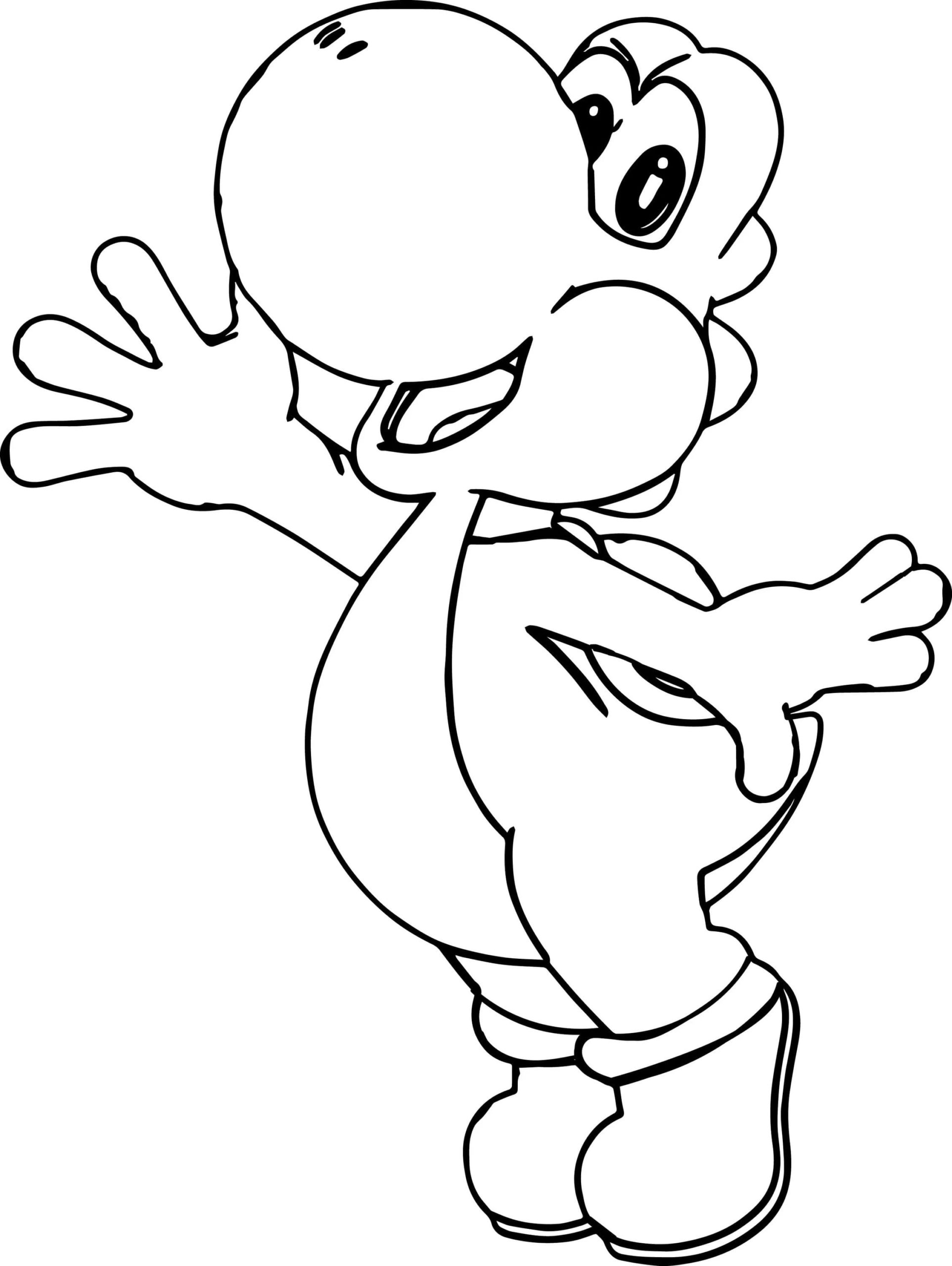 Coloriage Yoshi 50 Meilleures Images Imprimables Gratuites