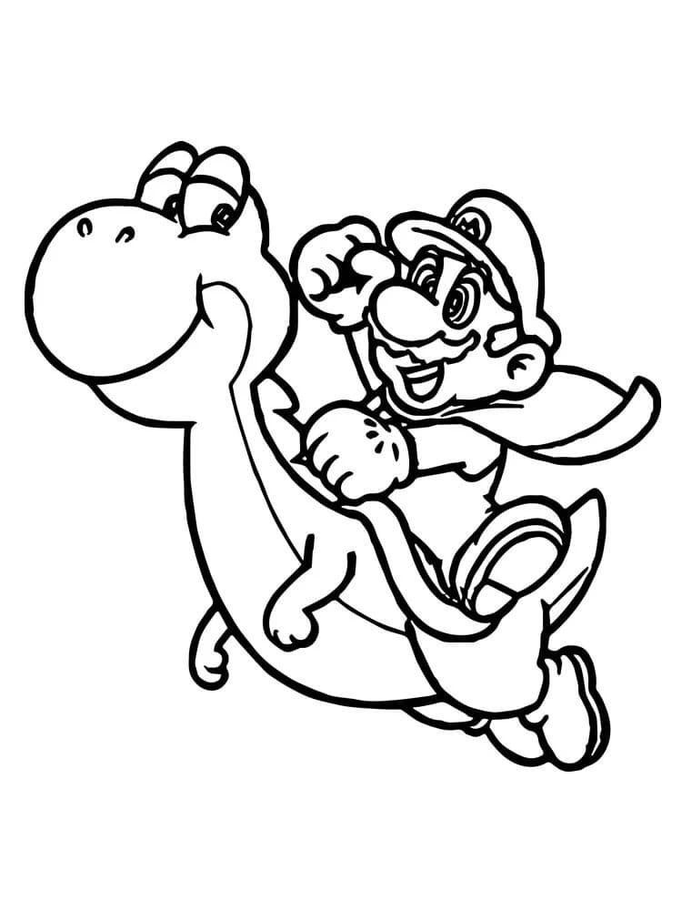 Yoshi Coloring Pages | 50 Best Images Free Printable
